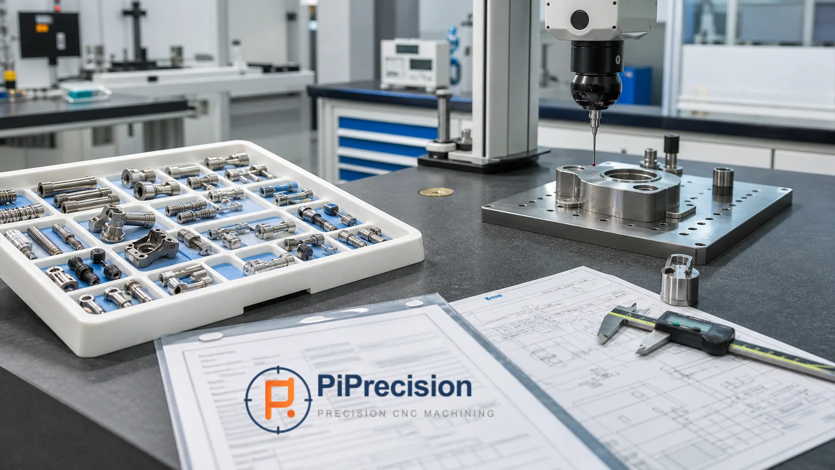 CMM inspection and traceability documentation for medical CNC machined components