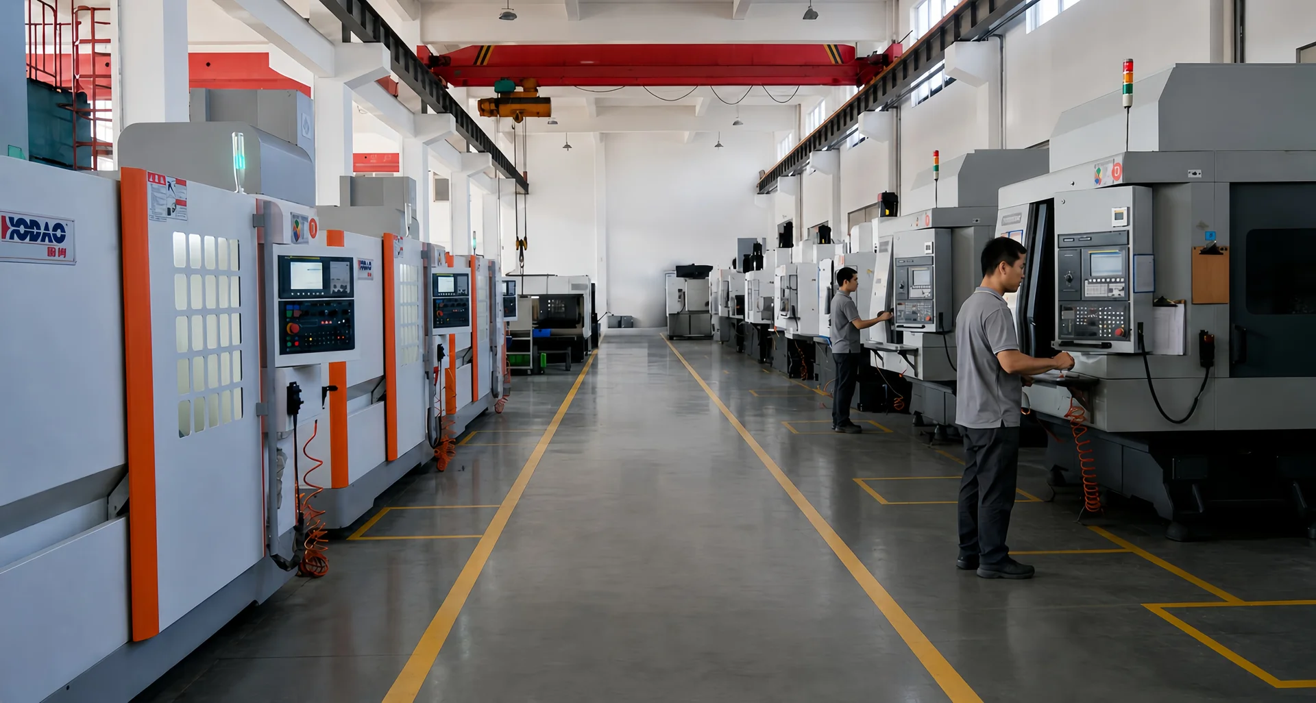 PiPrecision CNC machining shop floor with modern equipment and organized production areas